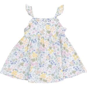 NWT Angel Dear Samantha Floral Organic Cotton Muslin Sundress Size 2T